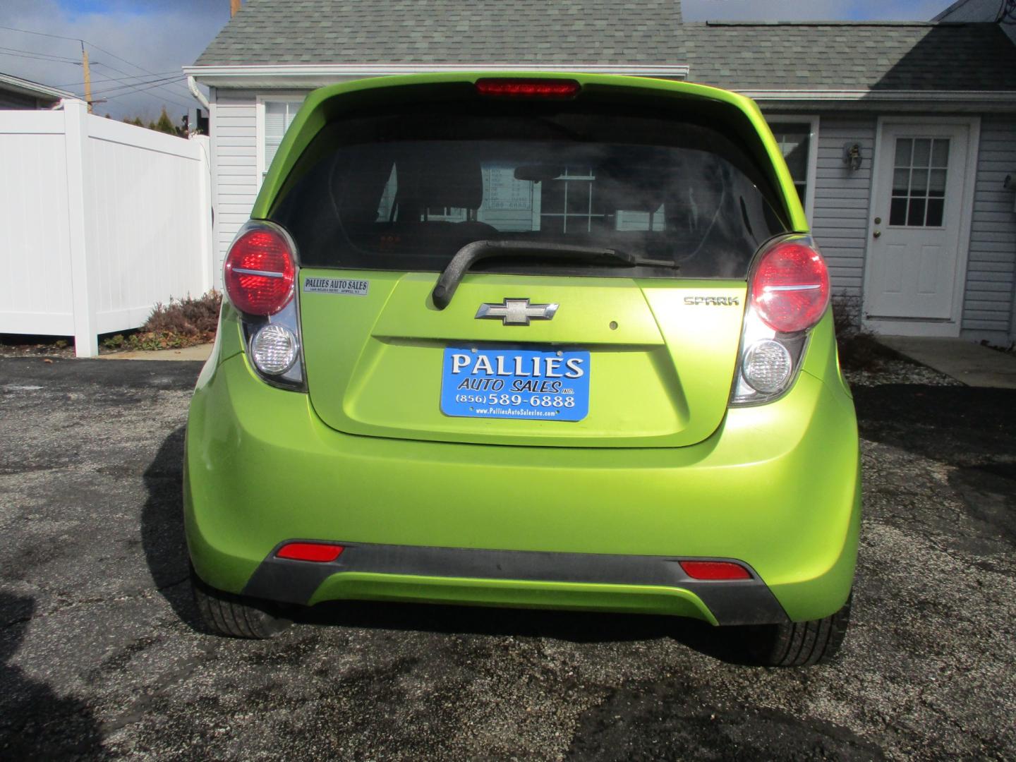 2013 GREEN Chevrolet Spark LS Auto (KL8CB6S9XDC) with an 1.2L L4 16V DOHC engine, 4-Speed Automatic transmission, located at 540a Delsea Drive, Sewell, NJ, 08080, (856) 589-6888, 39.752560, -75.111206 - Photo#5